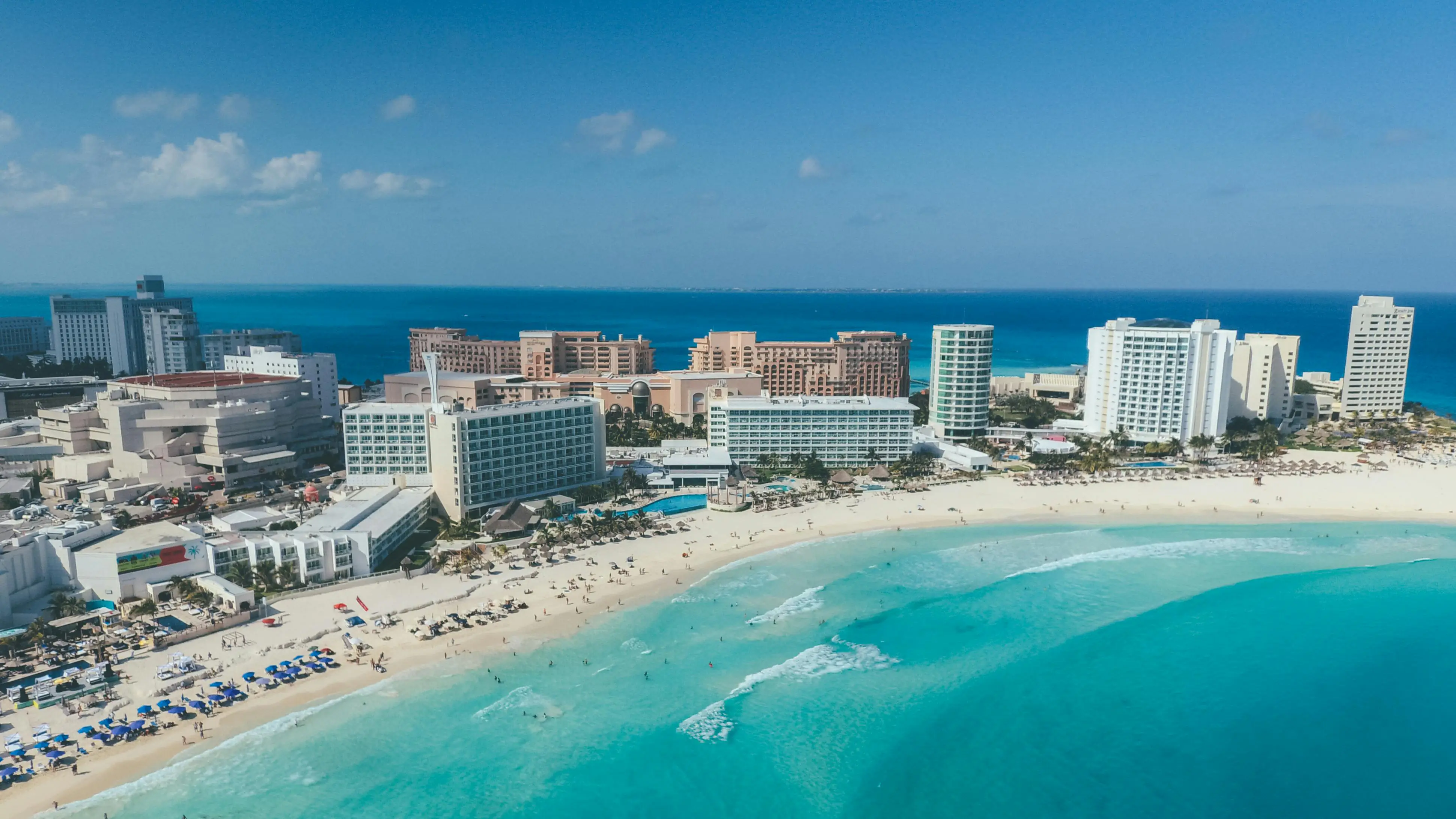 Cancun coastline